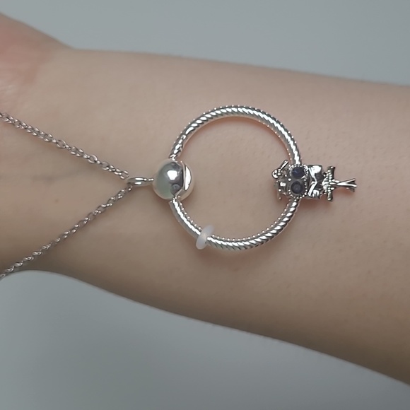 Bundle 3 pieces Deal - 45 CM  Graduation Owl Charm + Pendant + Necklace - Picture 2 of 5